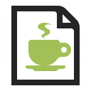 Document Cup Icon 128x128