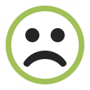 Emoticon Frown Icon 128x128