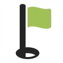 Golf Flag Icon 128x128