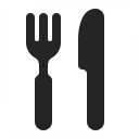 Knife Fork Icon 128x128