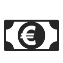 Money Euro Icon 128x128
