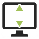 Monitor Height Icon 128x128