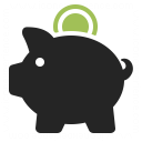 Piggy Bank Icon 128x128
