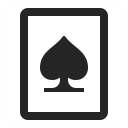 Playing Card Spades Icon 128x128