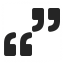 Quotation Marks Icon 128x128