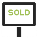 Signboard Sold Icon 128x128