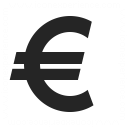 Symbol Euro Icon 128x128
