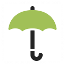 Umbrella Open Icon 128x128