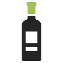 Wine Bottle Icon 128x128