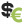 Symbol Dollar Euro Icon 24x24