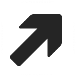 Arrow Up Right Icon 256x256