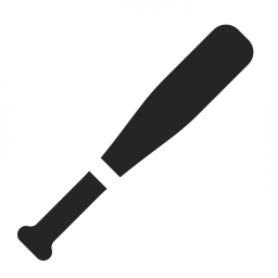 Baseball Bat Icon 256x256