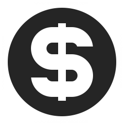 Currency Dollar Icon 256x256