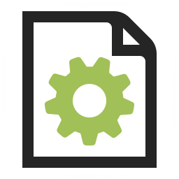 Document Gear Icon 256x256