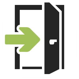 Door Exit Icon Iconexperience Professional Icons O Collection