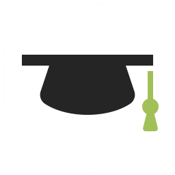 Graduation Hat Icon 256x256