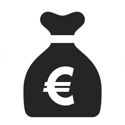 Moneybag Euro Icon 256x256