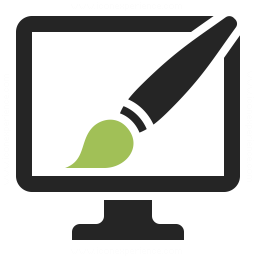 Monitor Brush Icon 256x256