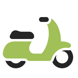 Motor Scooter Icon 256x256