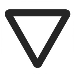 Sign Yield Icon 256x256