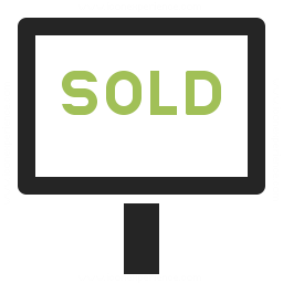 Signboard Sold Icon 256x256