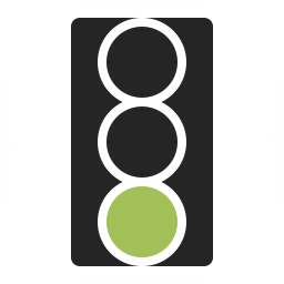 Trafficlight Green Icon 256x256