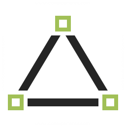 Vector Triangle Icon 256x256