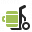 Hand Truck Suitcase Icon 32x32