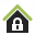 Home Lock Icon 32x32