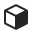 Object Cube Icon 32x32