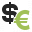Symbol Dollar Euro Icon 32x32