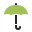 Umbrella Open Icon 32x32