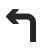 Arrow Turn Left Icon 48x48