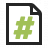 Document Page Number Icon 48x48