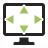 Monitor Size Icon