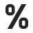 Symbol Percent Icon