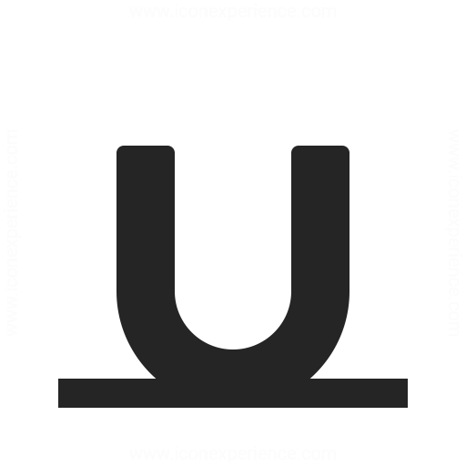Font Style Underline Icon
