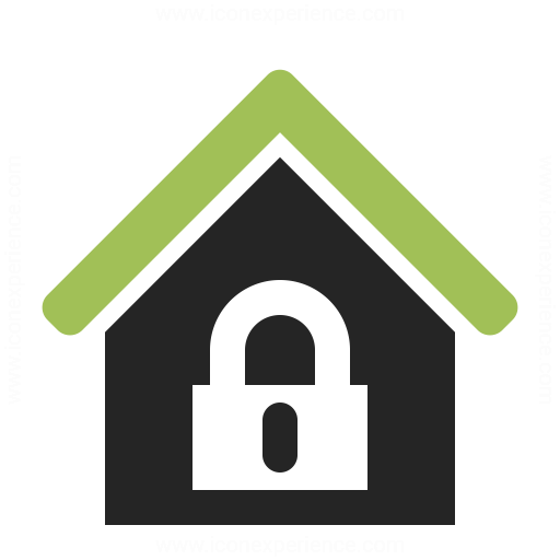 Home Lock Icon