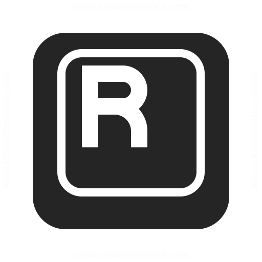 Keyboard Key R Icon