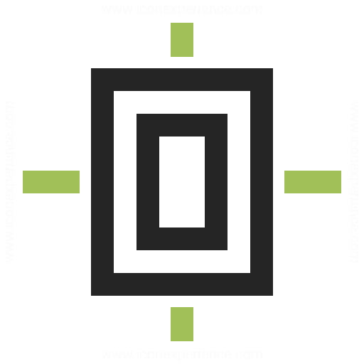 Object Alignment Center Icon