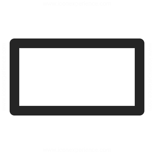 black rectangle icon png