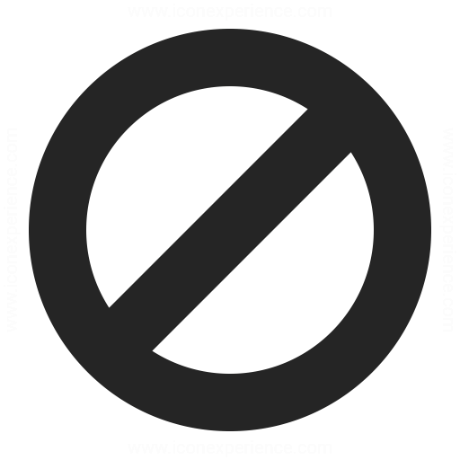 Sign Forbidden Icon