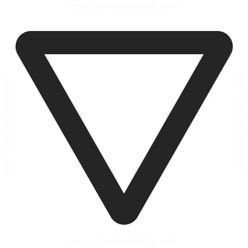 Sign Yield Icon
