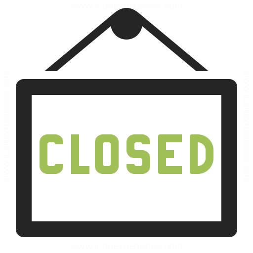 Signboard Closed Icon