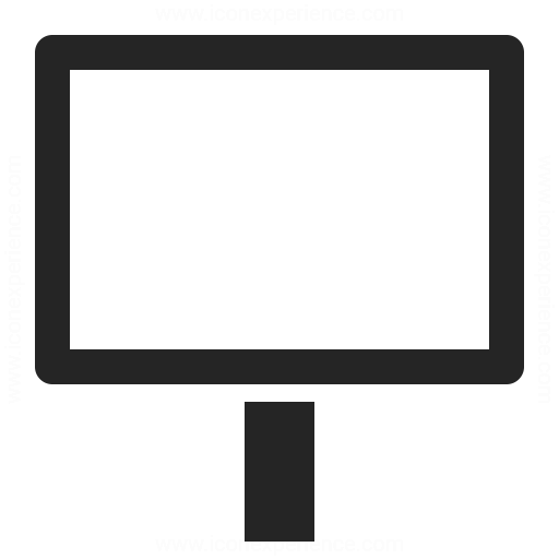 Signboard Empty Icon