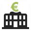 Central Bank Euro Icon 64x64