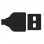 Plug Usb Icon 64x64