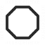 Shape Octagon Icon 64x64