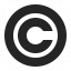 Symbol Copyright Icon 64x64