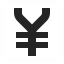 Symbol Yen Icon 64x64